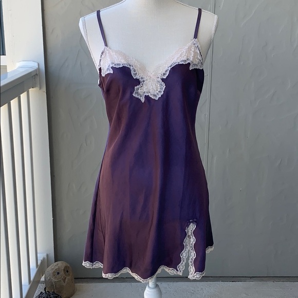 Victoria's Secret Other - Victoria’s Secret Silky Baby Doll With Lace Trim M